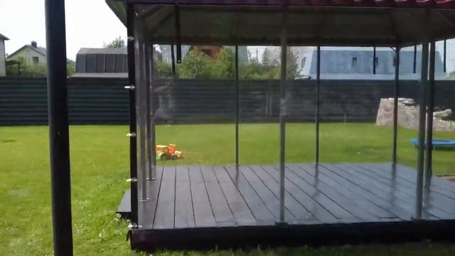 Мягкие окна ПВХ для беседки – Видное - Наши работы. смотреть онлайн