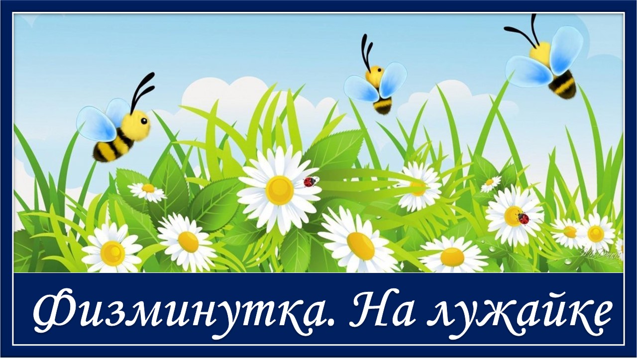 Физминутка для глаз. На лужайке