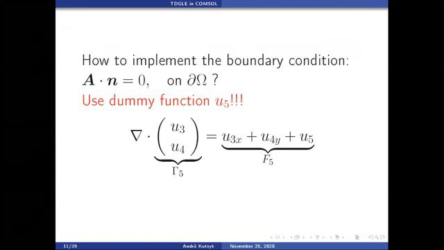 Andrii Kutsyk: Solving the time dependent Ginzburg-Landau equation using COMSOL Multiphysics смотреть онлайн