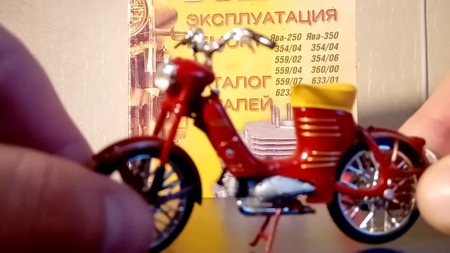 Масштабная модель Мотоцикла ( Ява ) Jawa 50 Pioneer 1-18 смотреть онлайн