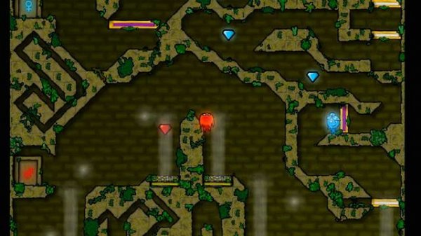 Прохождение игры Огонь и Вода 1 в лесном храме (часть 7/8)