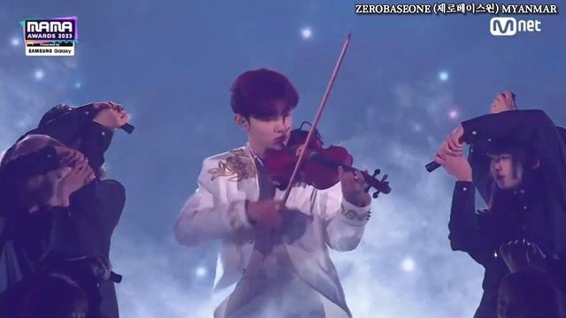 Zhang Hao Of ZEROBASEONE Here I Am Violin Live Ver @2023 MAMA