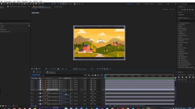3d слои в after effects смотреть онлайн