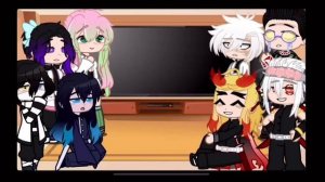 Demon slayer Hashira react to Giyuu Tomioka