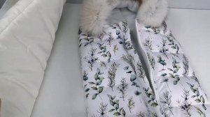 Как сшить конверт кокон на выписку. Теплый зимний конверт для малышей.