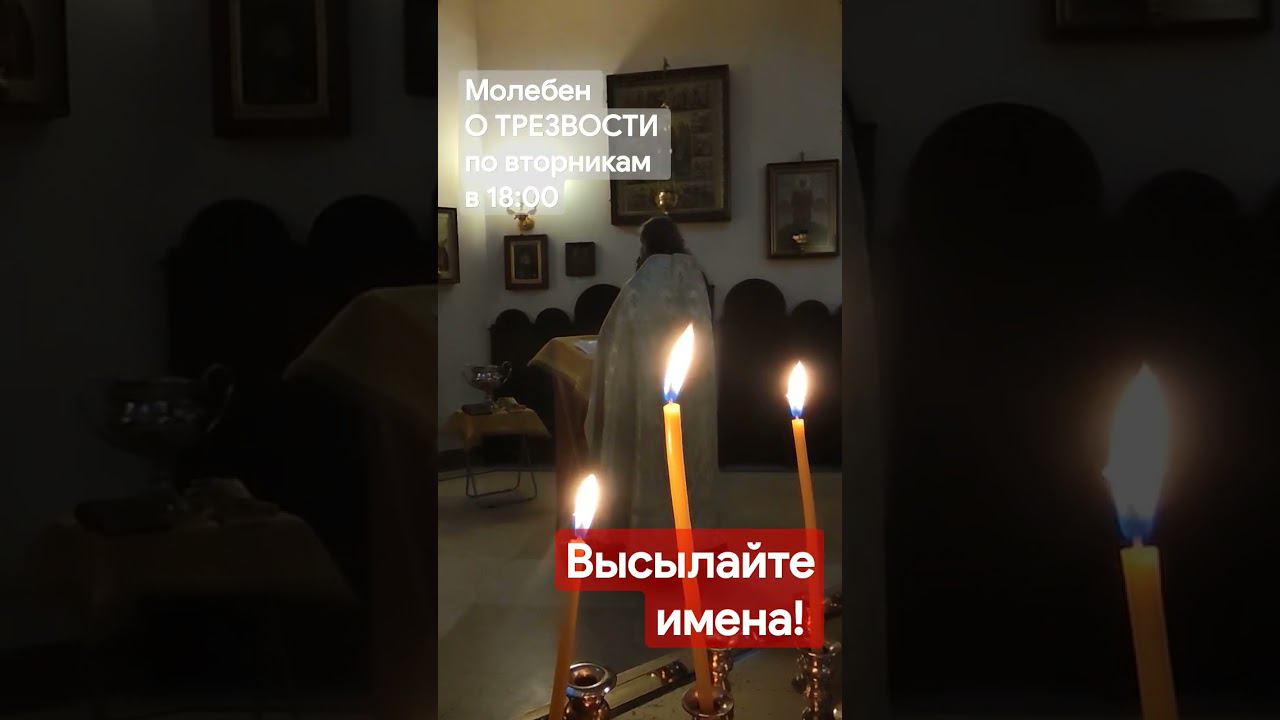 молебен Богородице О ТРЕЗВОСТИ смотреть онлайн