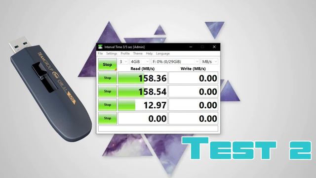 Teamgroup 32GB USB 3.1 Speed Test смотреть онлайн