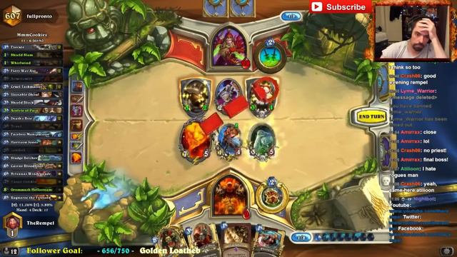 Out of Control #62 - Final Boss - Hearthstone Warrior Control Gameplay смотреть онлайн