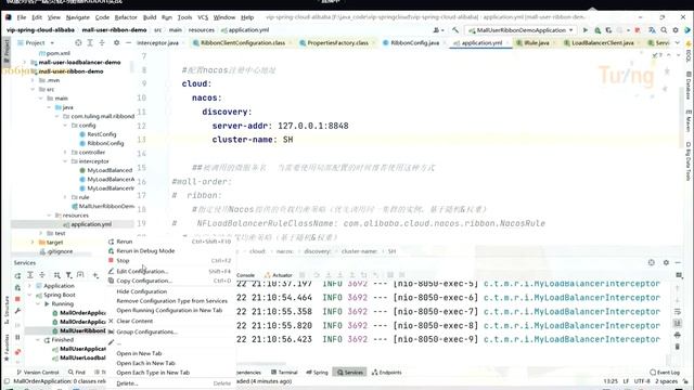 19.5 微服务客户端负载均衡器Ribbon实战【JAVA互联网架构师专题/分布式/高并发/微服务】java课程 #java #javaprogramming смотреть онлайн