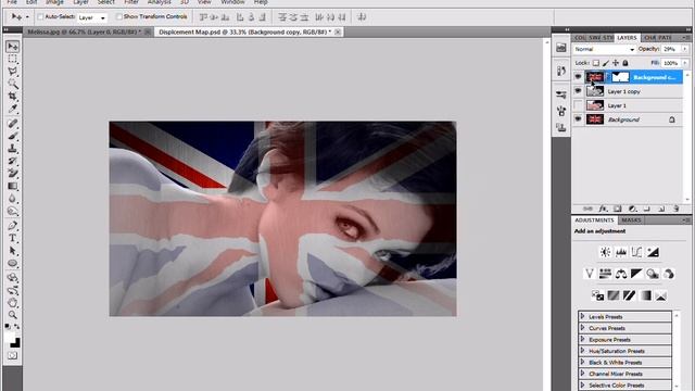 Displacement Maps - Adobe Photoshop Tutorial CS5 смотреть онлайн
