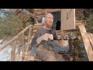 ЖИВУ и КАЙФУЮ В ЛЕСНОЙ ИЗБУШКЕ / ЕДА НА ПЕЧИ / ВЕСНА, ТИШИНА.