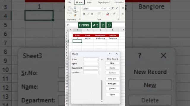 Data Entry Form In Excel #excel #exceltricks #mexcel #excelsolutions #exceltutorial #data #exceldat смотреть онлайн