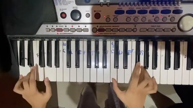 Learn to play | both hands together | on the keyboard or piano | Zoro 5A | in easy way смотреть онлайн