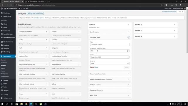 How to List Event With Recent Events Widgets on #WordPress смотреть онлайн