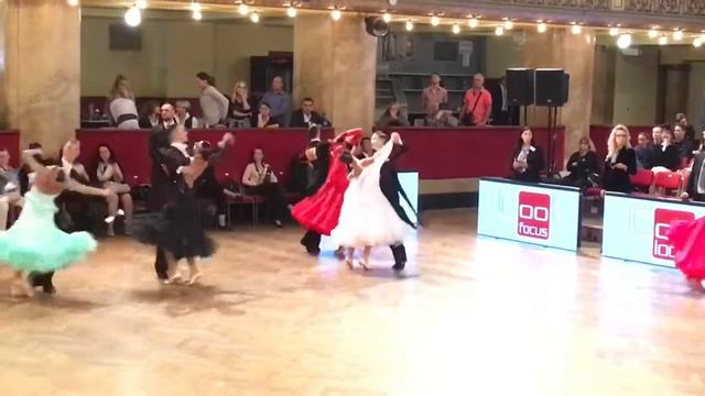 Filip Chmel & Petra Filounkova,R1 Viennese Waltz,WDSF Prague open 2017 смотреть онлайн