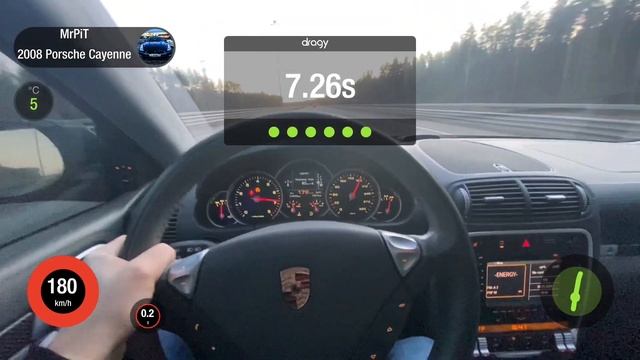 Porsche Cayenne Turbo stage2 acceleration смотреть онлайн