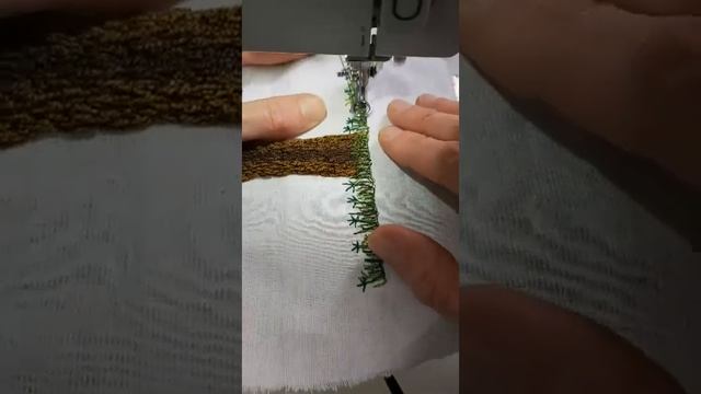 Free-motion embroidery. Adding details with sewing machine. Full tutorials on my YT channel смотреть онлайн