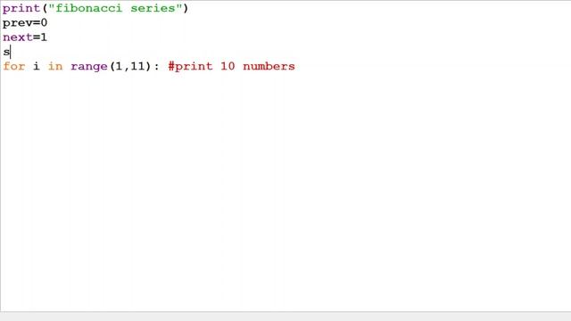 ### Print Fibonacci Series ||| 1-10 Numbers |||| Python Programming смотреть онлайн