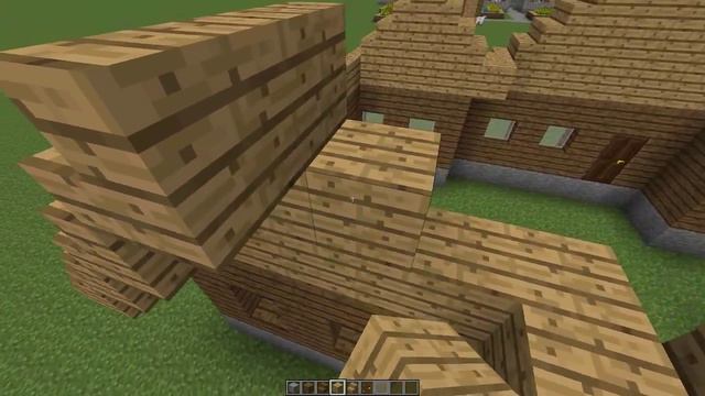 Minecraft Let's Build : Basic Log Cabin - Beginner Build! смотреть онлайн