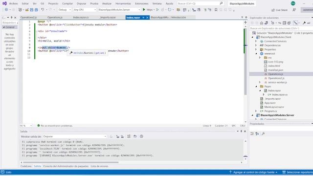 Como usar módulos JS en Blazor - reutiliza tu código JS смотреть онлайн