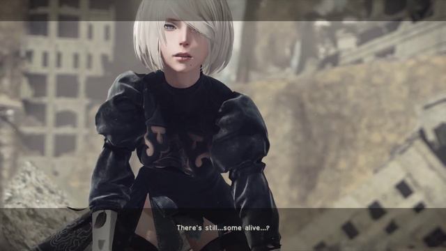 NieR Automata - Good Ending / 2B & 9S Love Scene смотреть онлайн