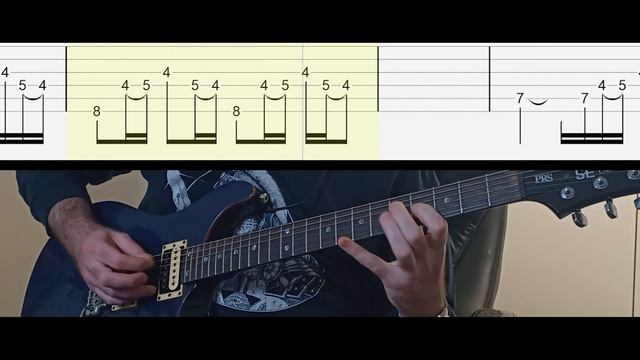 Iron Maiden - Hallowed Be Thy Name - Guitar Tutorial (with tabs) смотреть онлайн