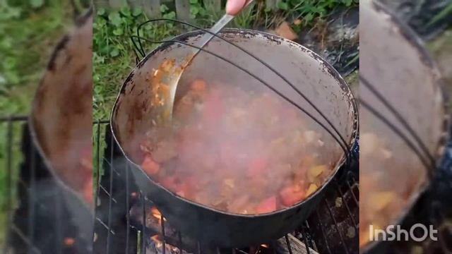 Бограч в казані. Угорська кухня.