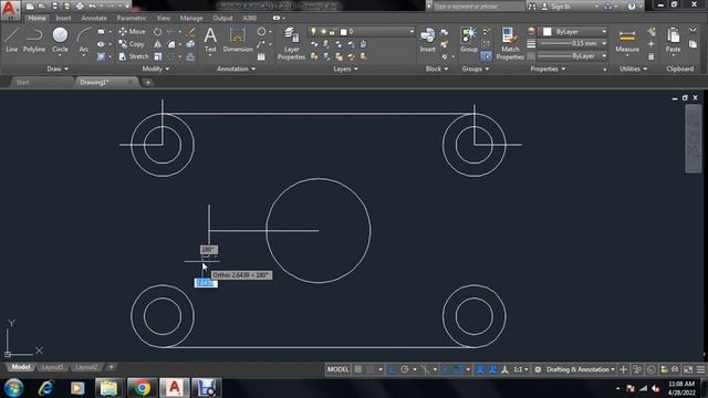 AutoCAD 2D tutorial for beginners in hindi | AutoCAD 2D Mechanical drawing | AutoCAD 2D drawing смотреть онлайн