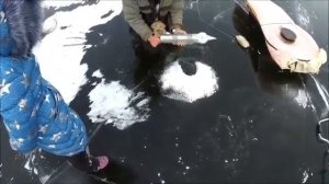 Установка сети торпедой ! Торпеда в действии !