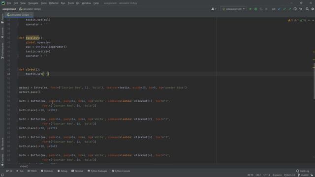 simple calculator GUI using python(tkinter) смотреть онлайн