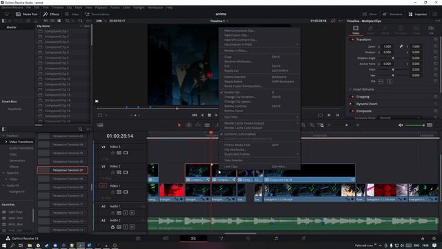 Что делать, если не вставляется переход в Davinci Resolve смотреть онлайн