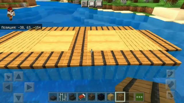 КАК ПОСТРОИТЬ ПЛОТ В МАЙНКРАФТ BEDROK | ПОСТРОЙКИ смотреть онлайн