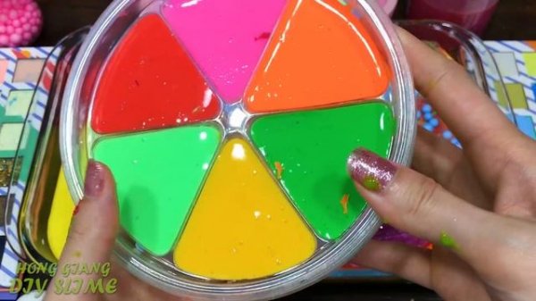 Mixing Random Things into Slime !!! Slimesmoothie Relaxing Satisfying Slime Videos #1176