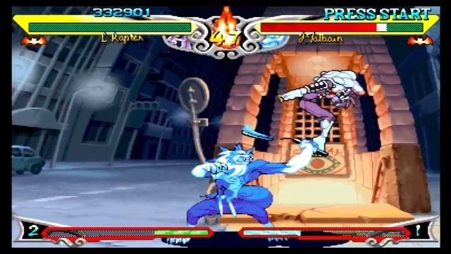 Darkstalkers 3 - Lord Raptor Arcade Mode смотреть онлайн