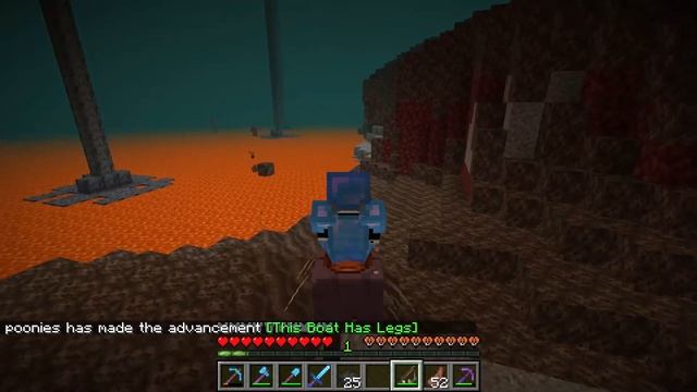 How to get Saddle back from a Strider - Minecraft смотреть онлайн