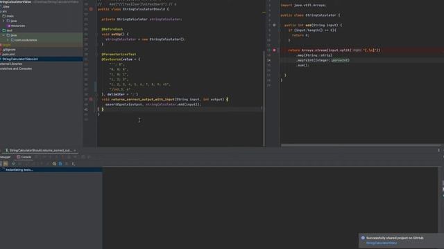 TDD #3 - String Calculator смотреть онлайн