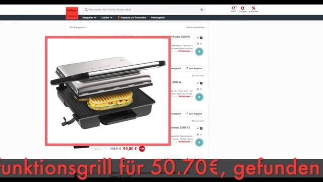 Schnäppchen/Billiger des Tages 12.09.22 - Rowenta GR242D Minute Multifunktionsgrill смотреть онлайн
