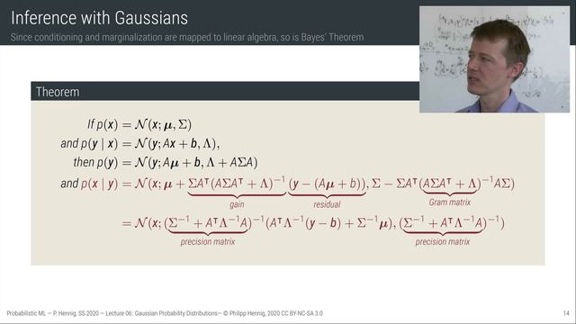 Probabilistic ML - Lecture 6 - Gaussian Distributions смотреть онлайн