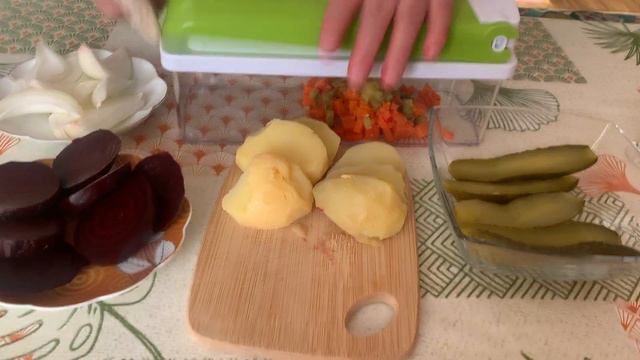 Винегрет. Популярный зимний салат. смотреть онлайн