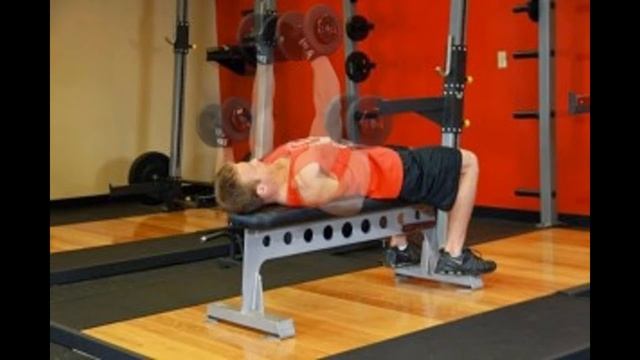 Жим гантелей лежа смотреть онлайн