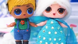 СЕМЕЙКА Эльза Анна Куклы ЛОЛ Сюрприз! Мультик Frozen LOL Families Surprise Распаковка Spy Baby Doll