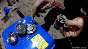 Гарден Скаут Т25. Установка указателя уровня топлива.