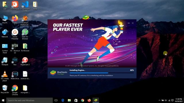 How to Install Bluestacks in windows 10 смотреть онлайн