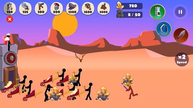 МАКСИМАЛЬНАЯ ЭВОЛЮЦИЯ КОПЕЙЩИКА! , МАКСИМАЛЬНЫЙ УРОВЕНЬ! Stickman War Legend of Stick смотреть онлайн