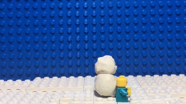 ЛЕГО АНИМАЦИЯ! ЛЕПКА СНЕГОВИКА! смотреть онлайн