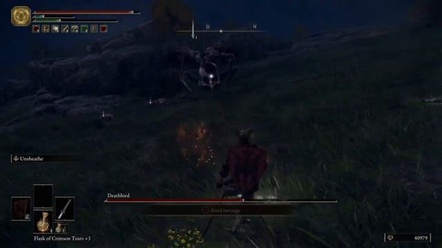 Elden Ring | Deathbird Bossfight | Uchigatana Samurai | Xbox Series X. смотреть онлайн