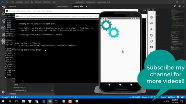 Display Gif Image React Native Android смотреть онлайн