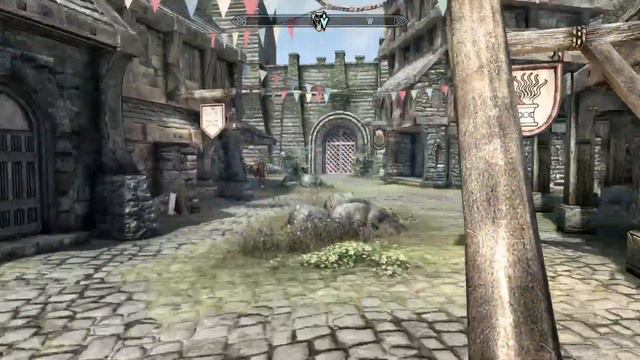 The Funniest Skyrim Moments! Heavily Modded Skyrim смотреть онлайн