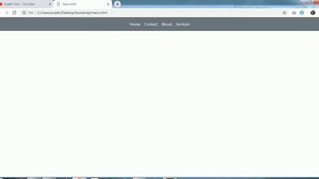 how to create stylish navigation menu using bootstrap || bootstrap 4 tutorial смотреть онлайн