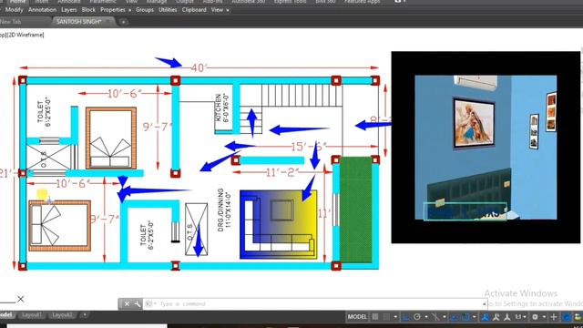 840 sq ft house design with car parking || home plan | house design | 21x40 home plan смотреть онлайн